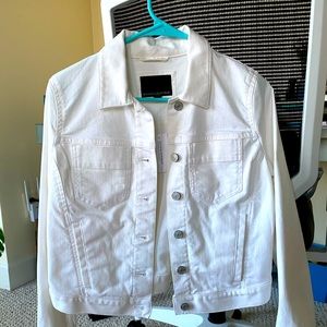 Banana Republic White Denim Jacket